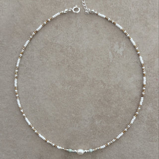Pretty Pearl Beaded Necklace