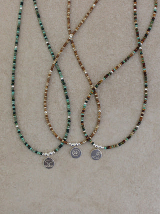 Custom Charm Beaded Necklace