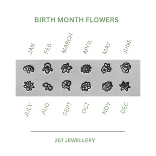 Birth Flower Beaded Necklace