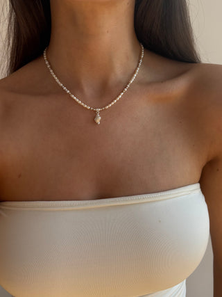 sterling silver sea life necklace perfect for layering