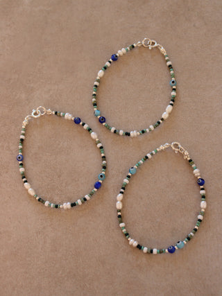 Tidal Protective Eye Beaded Bracelet