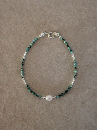 Turquoise Fancy Pearl Beaded Bracelet