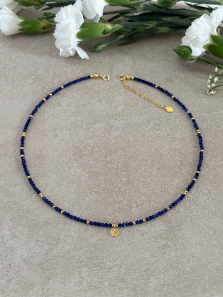 Lapis Lazuli Flora Necklace