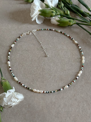 Multicoloured Freshwater Beaded Necklace