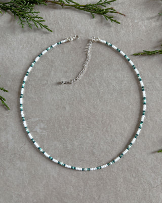 Deep Ocean Beaded Necklace