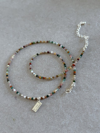 Boarding Pass Beaded Necklace