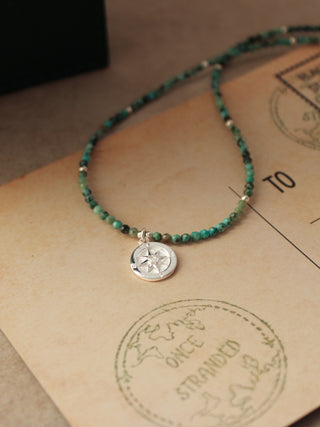 Compass Beaded Necklace