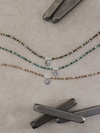 Custom Charm Beaded Necklace