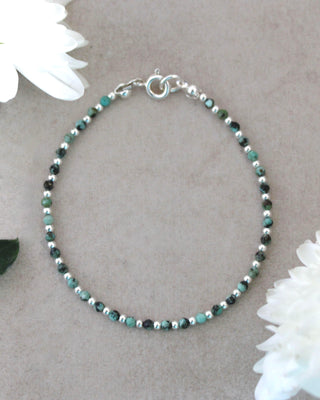 African Turquoise Beaded Bracelet