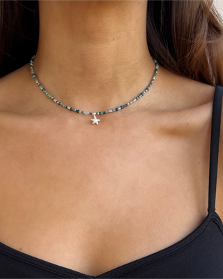 Ocean Starfish Beaded Necklace