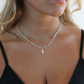 Sandbank Conch Beaded Necklace