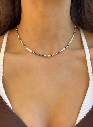 Multicoloured Freshwater Beaded Necklace