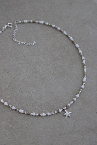 Corfe Starfish Beaded Necklace