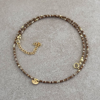 Sara Fan Beaded Necklace