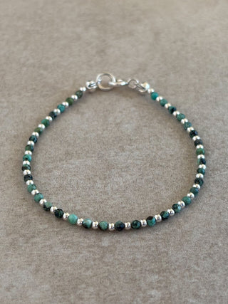 African Turquoise Beaded Bracelet
