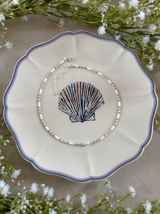 Pretty Pearl Beaded Necklace