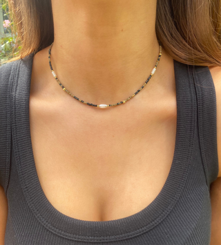 Vintage Pearl Beaded Necklace