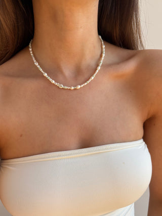 Sage Marine Pearl Necklace
