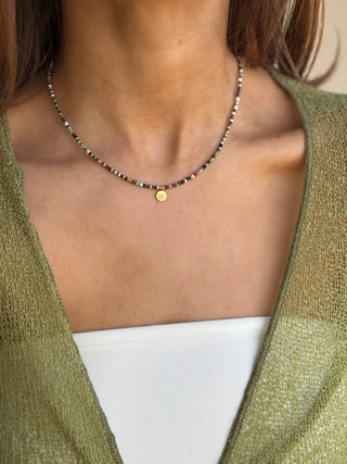 Birth Flower Beaded Necklace
