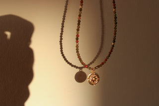 Compass Beaded Necklace