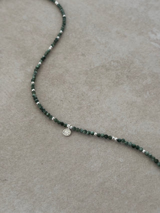 Seraphinite Flora Beaded Necklace