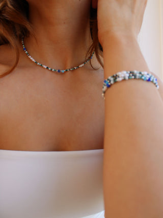 Tidal Protective Eye Beaded Necklace