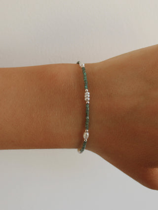 Turquoise Pearl Beaded Bracelet