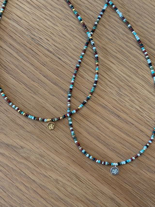 Birth Flower Beaded Necklace