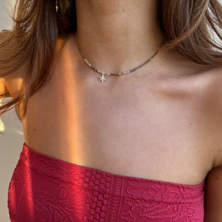 Sandy Starfish Beaded Necklace