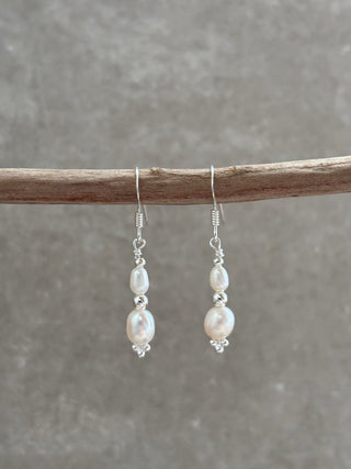 Freshwater Pearl Beaded Earrings