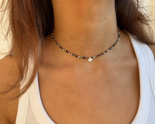 Multicolour Fan Beaded Necklace