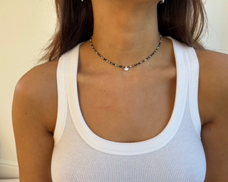 Multicolour Fan Beaded Necklace