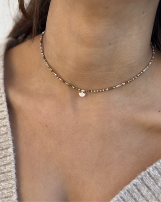 Sara Fan Beaded Necklace
