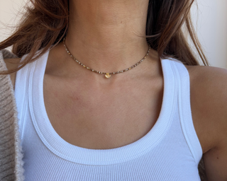 Sara Fan Beaded Necklace
