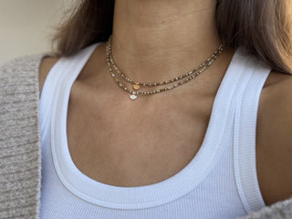 Sara Fan Beaded Necklace
