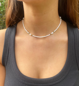 Freshwater Pearl Beaded Necklace