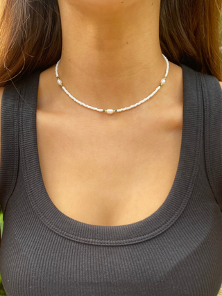 Freshwater Pearl Beaded Necklace