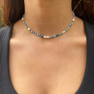 Ocean Beaded Necklace