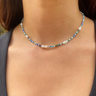 Ocean Beaded Necklace
