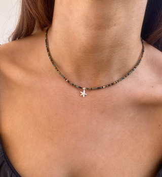 Starfish Multicoloured Beaded Necklace